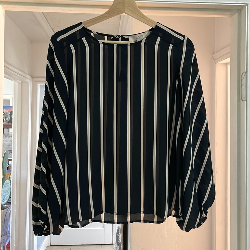 Ann Taylor loft striped top